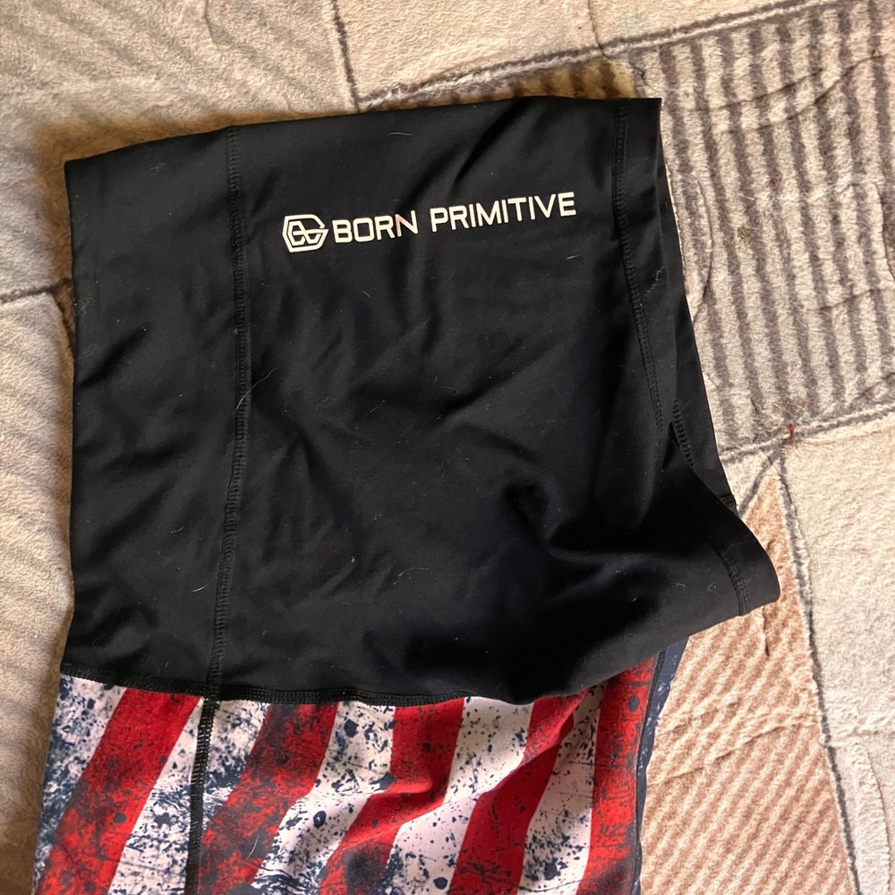 Patriotic Women's Shorts - Black and Blue - Picture 2 of 2